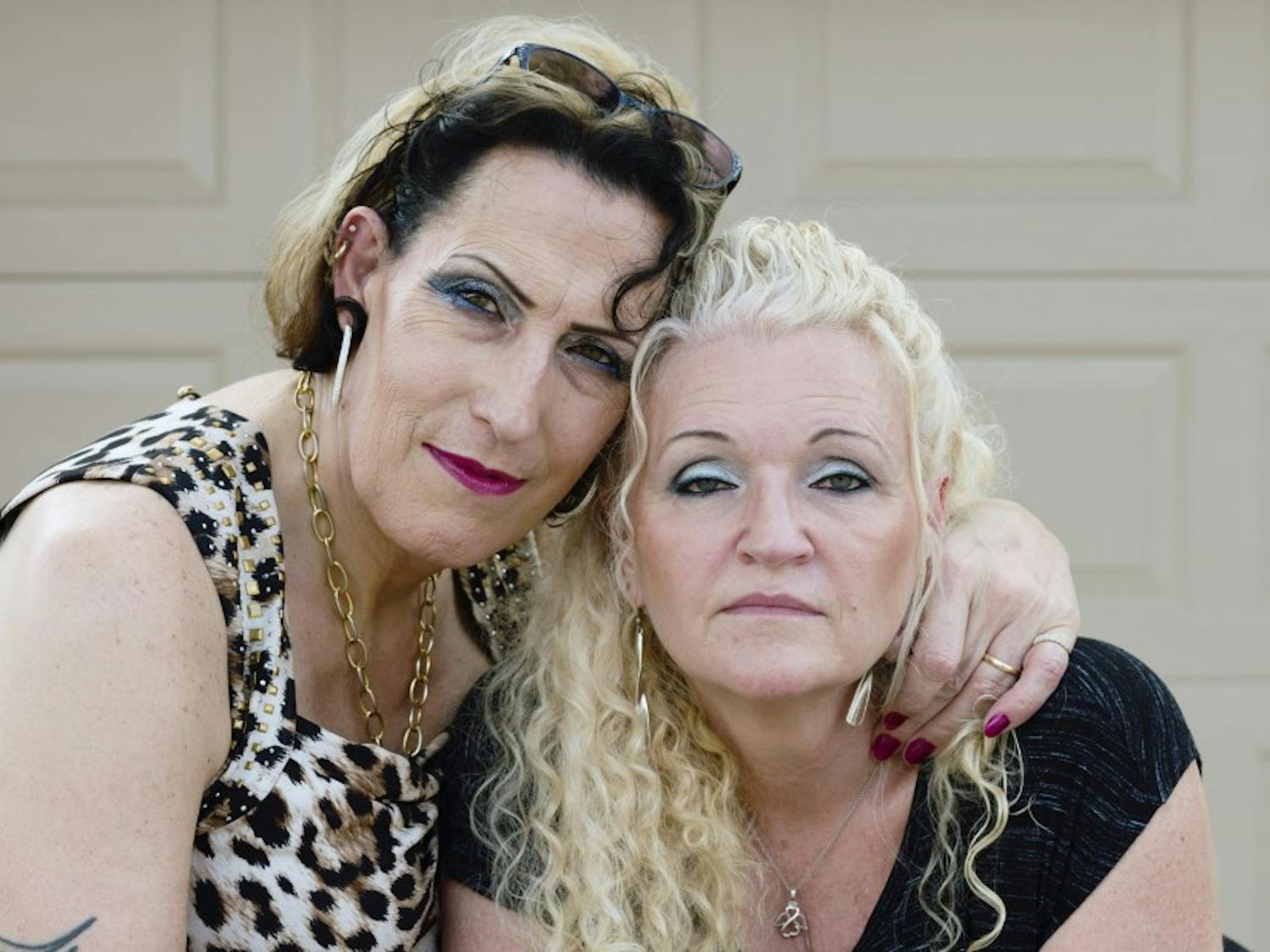 SueZie and Cheryl of Valrico, Florida, are two of the trans or gender non-conforming individuals featured in the Rubenstein Library's current exhibit "To Survive on This Shore."