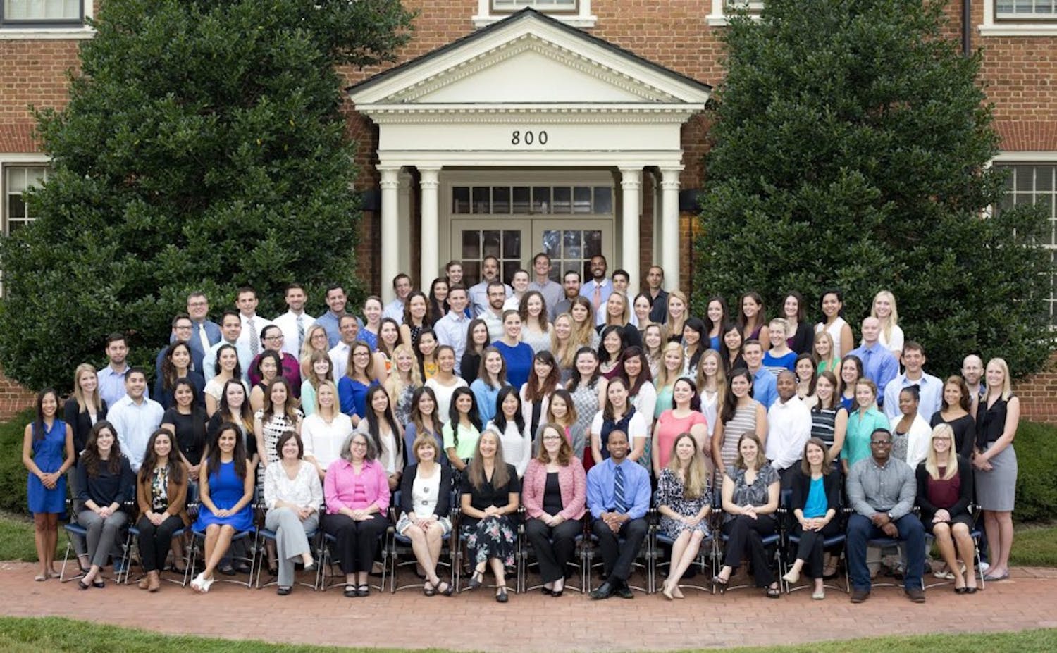 Duke Physician Assistant Program Class of 2017 group photo.