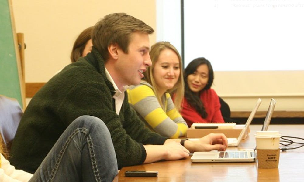 At their meeting Tuesday night, junior Yi Zhang was elected president of Duke University Union.