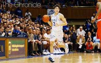 Grayson Allen's production dropped after a stellar sophomore season, as the preseason National Player of the Year favorite was just Duke's third-leading scorer.