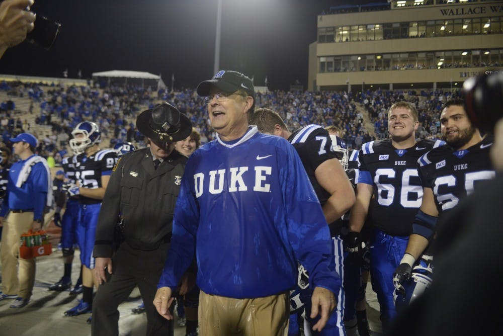 After another upset victory, Duke is now ranked in the AP top 25 for the first time since 1994.