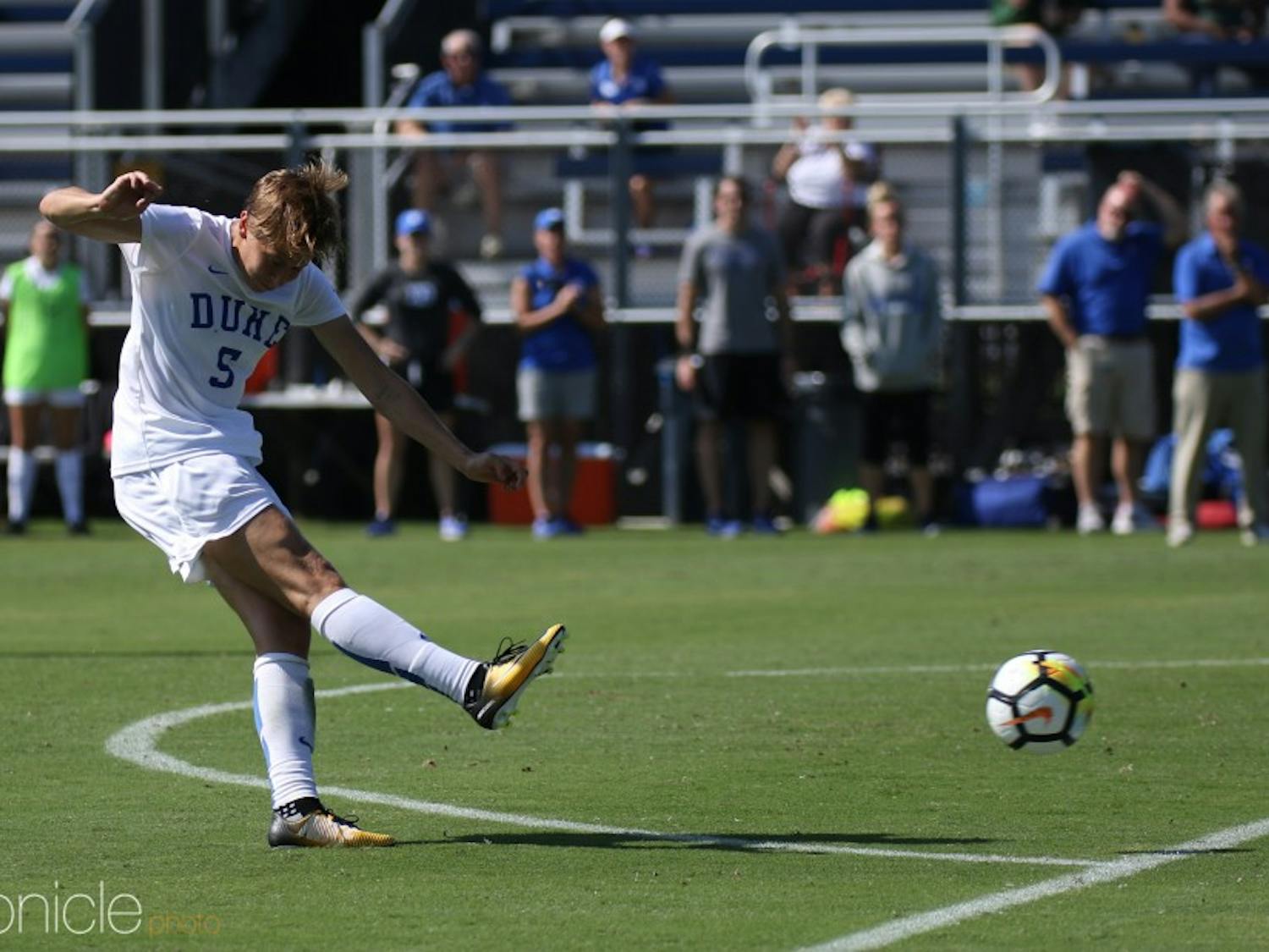 Rebecca Quinn will return to the field for the Blue Devils this weekend after missing the last three games to play for the Canadian National Team.