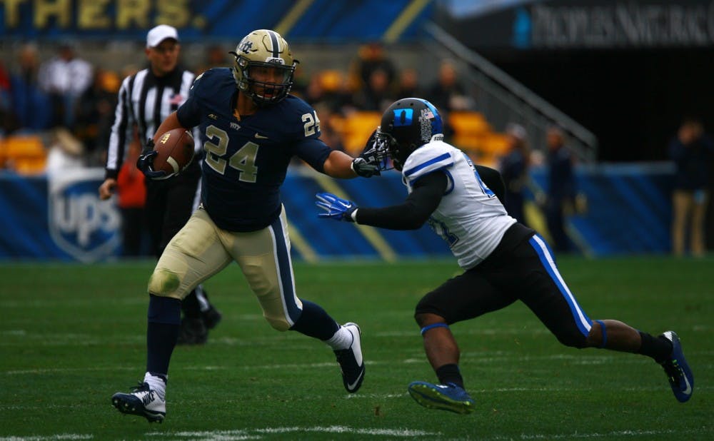 <p>Pittsburgh running back James Conner is just one of a plethora of key ACC players that have been sidelined due to injuries this season, lowering the quality of play throughout the conference.</p>