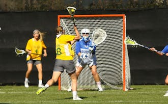 Goalkeeper Kelsey Duryea will anchor the Duke defense as the Blue Devils try to replace the majority of their scoring on the other end of the field.