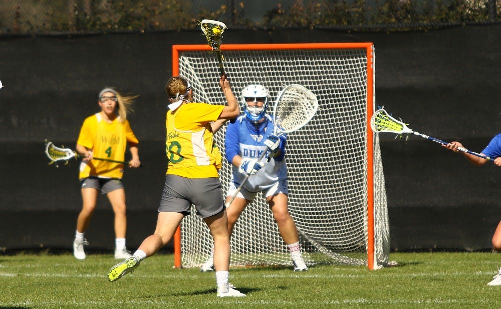 <p>Goalkeeper Kelsey Duryea will anchor the Duke defense as the Blue Devils try to replace the majority of their scoring on the other end of the field.</p>