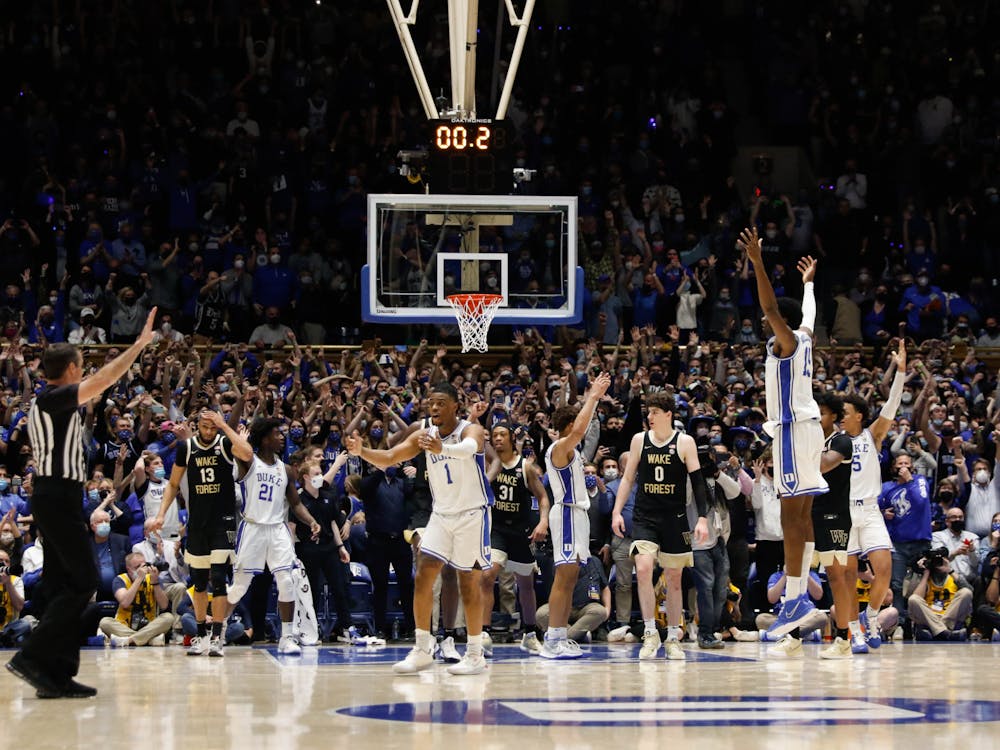 A chaotic final sequence led to Duke's two-point victory in Cameron Indoor against its in-state rival.