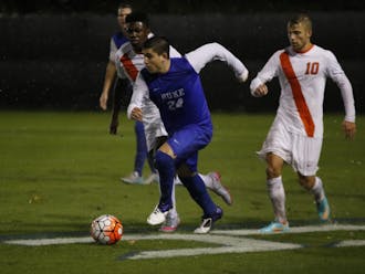 The Blue Devils fell behind early and could not recover Friday, dropping a 3-1 contest to Syracuse on a rainy Friday night at Koskinen Stadium.