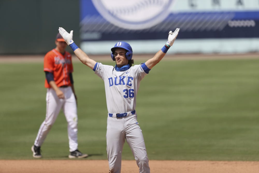 Center fielder Joey Loperfido homered twice to help propel Duke into the ACC Championship game. 