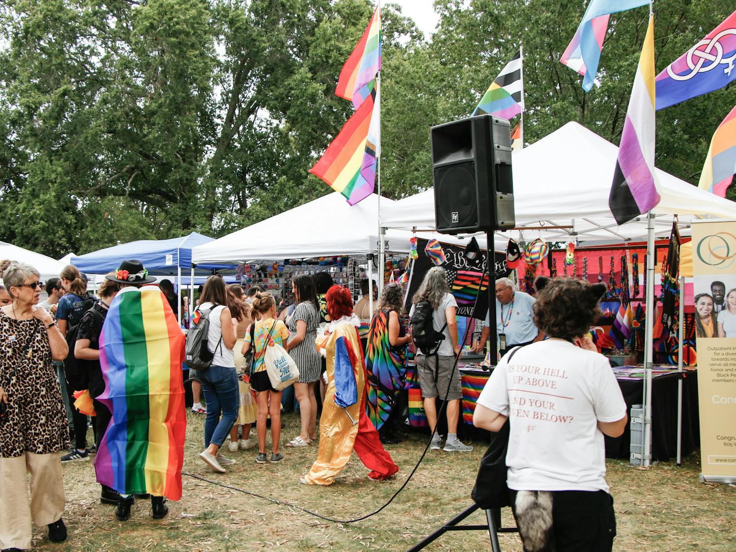 Pride: Durham, NC's festival on September 24, 2022 on Duke's East Campus.&nbsp;