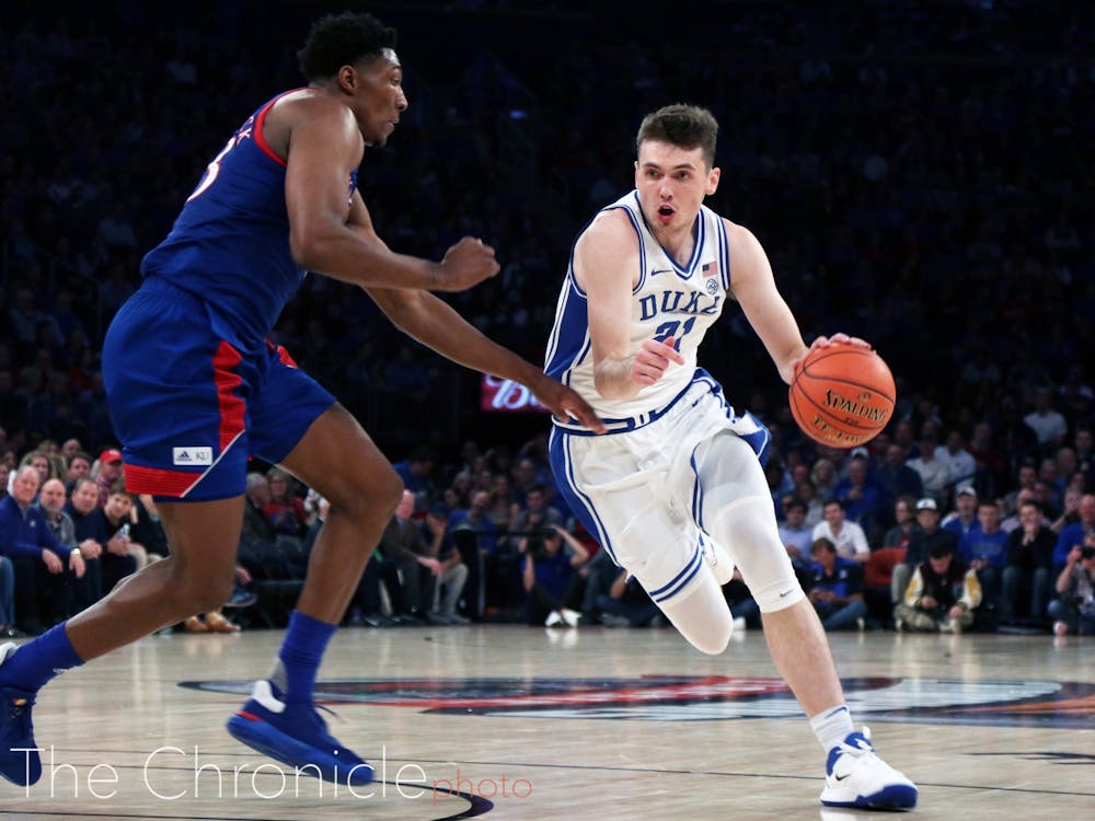Matthew Hurt came off the bench for the first time of the season Tuesday against Central Arkansas