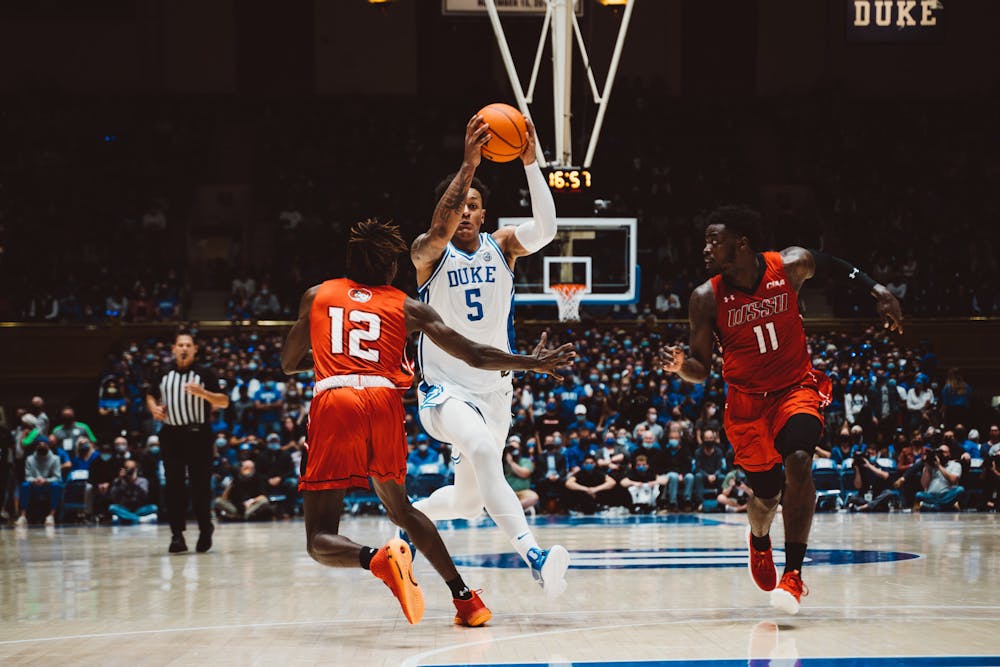 Freshman Paolo Banchero led Duke in points and showed off why he is a potential No. 1 overall pick in this year's NBA Draft.