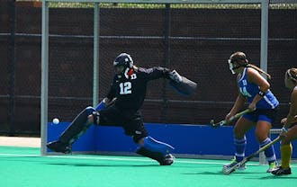 Goalkeeper Lauren Blazing was one of six players that Duke lost for a crucial 12-day stretch during last year's Pan-American Games.