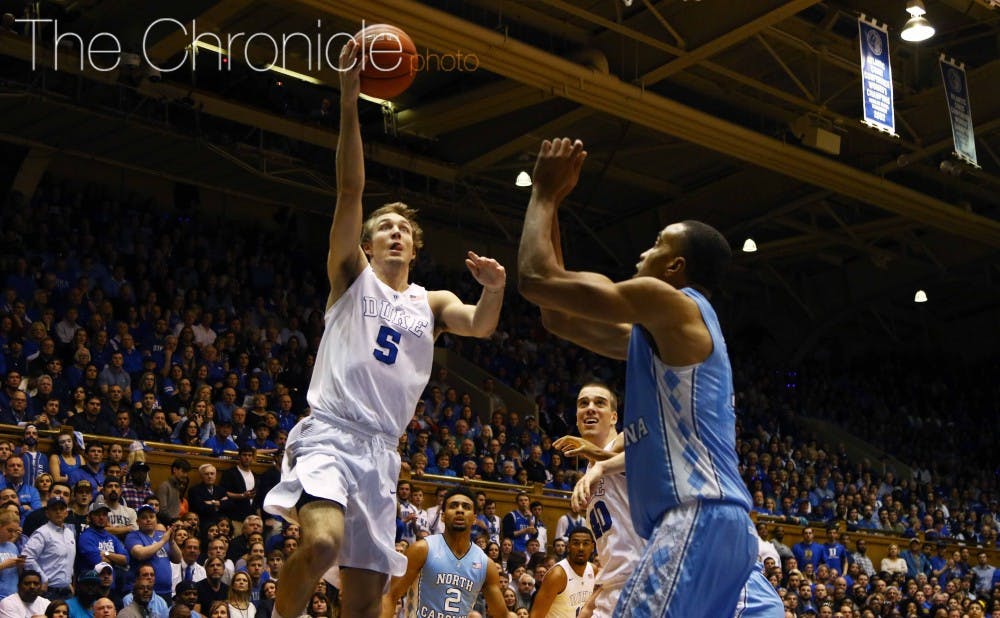 Freshman guard Luke Kennard knocked down two first-half 3-pointers after the Blue Devils got off to a slow start and fell behind 20-9.