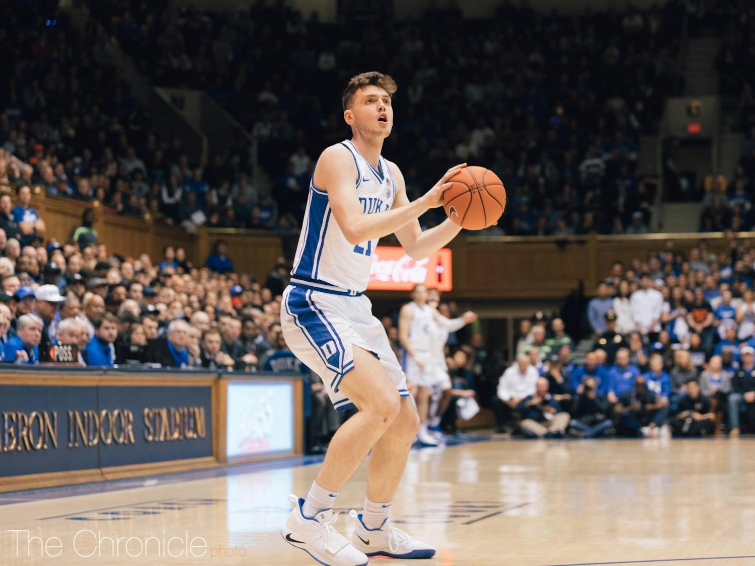 Hurt leads the Blue Devils in 3-point percentage and 3-point field goals.