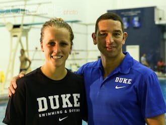 Duke diving head coach Nunzio Esposto was with Johnston in Rio as part of the U.S. coaching staff.&nbsp;