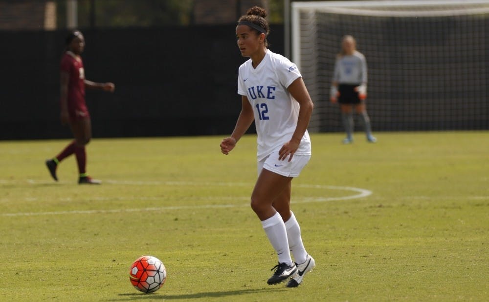 Kayla McCoy's two goals in the second half broke the game open against third-ranked West Virginia.