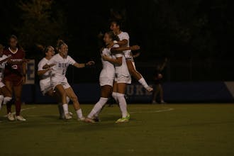 Duke beat Stanford 2-1 thanks to goals from Michelle Cooper and Caitlin Cosme.&nbsp;