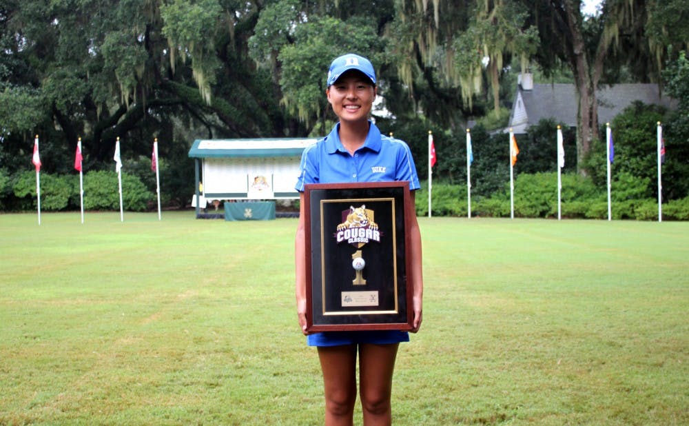 Sophomore Sandy Choi shot four-under-par on her final five holes to capture the individual title at the Cougar Classic at Yeamans Hall in Charleston, S.C.