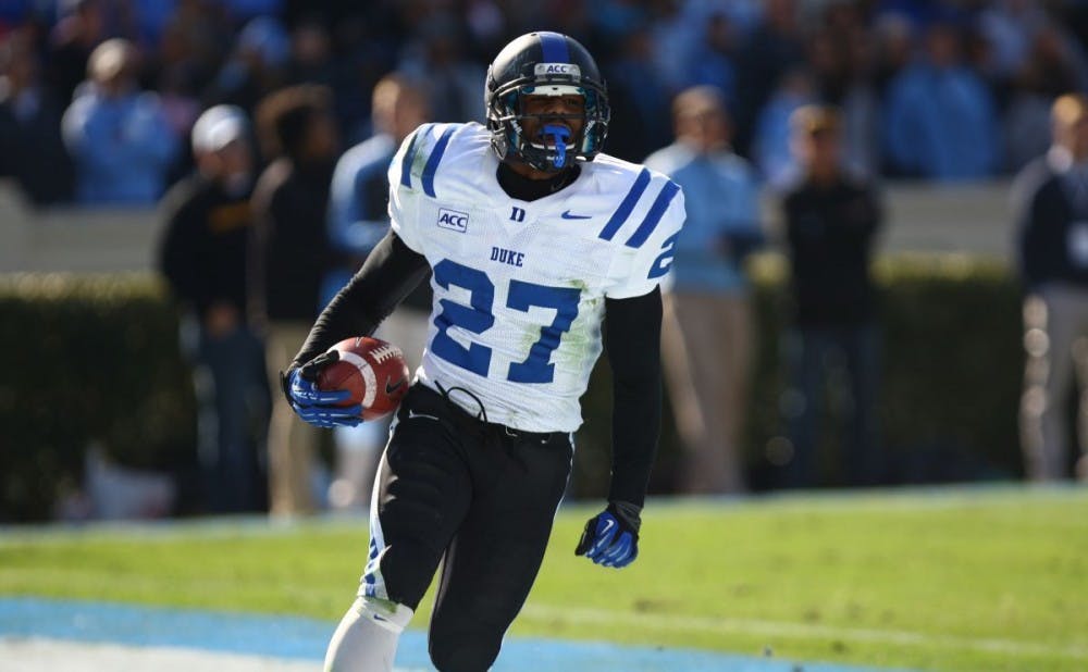 <p>Junior DeVon Edwards silenced Kenan Stadium with a kick return in Duke's 2013 win against North Carolina. Special teams could again play a huge factor in the Blue Devils' Saturday tilt against the Tar Heels.</p>