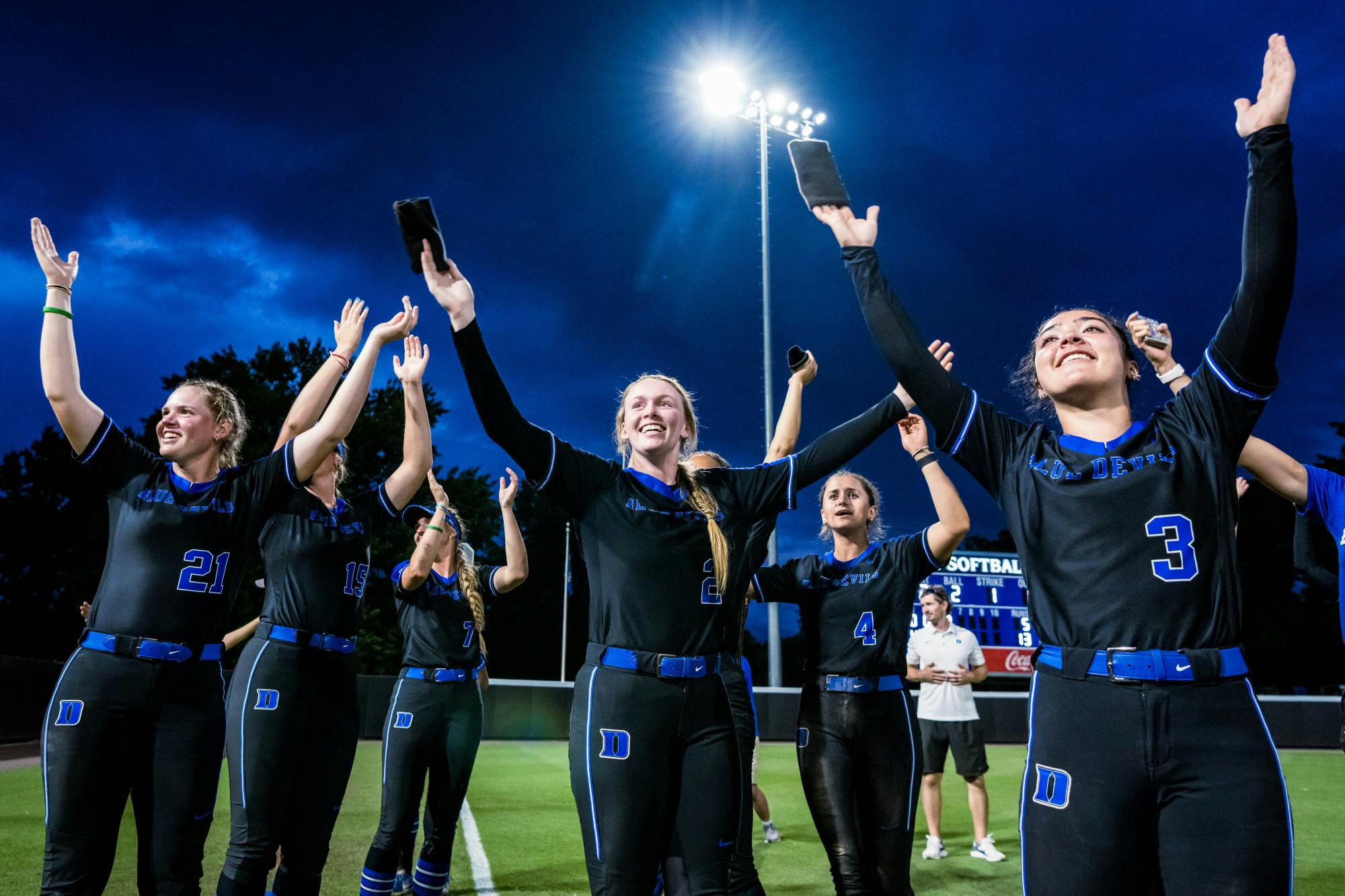 SUPER Duke softball rallies past to advance to program's first