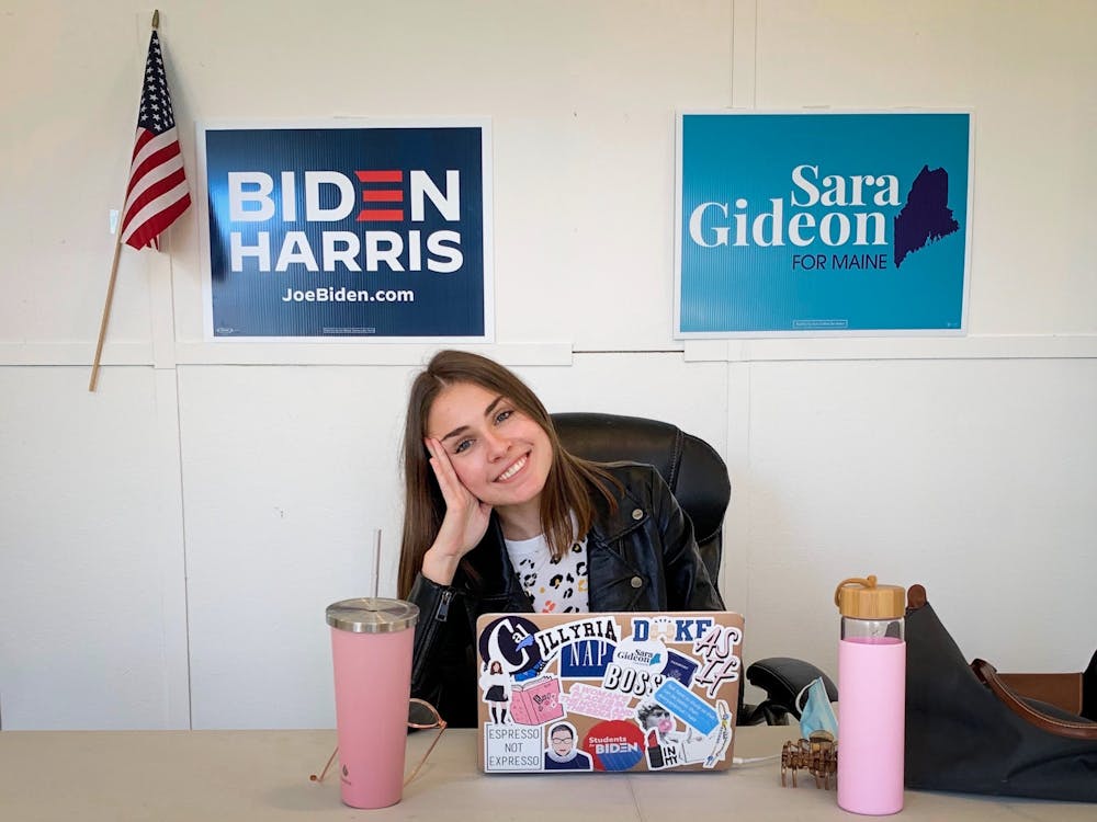 <p>Junior Dora Pekec took the semester off school to work as a field organizer for Sara Gideon, a Democrat challenging Susan Collins (R-Maine) for her Senate seat.&nbsp;</p>