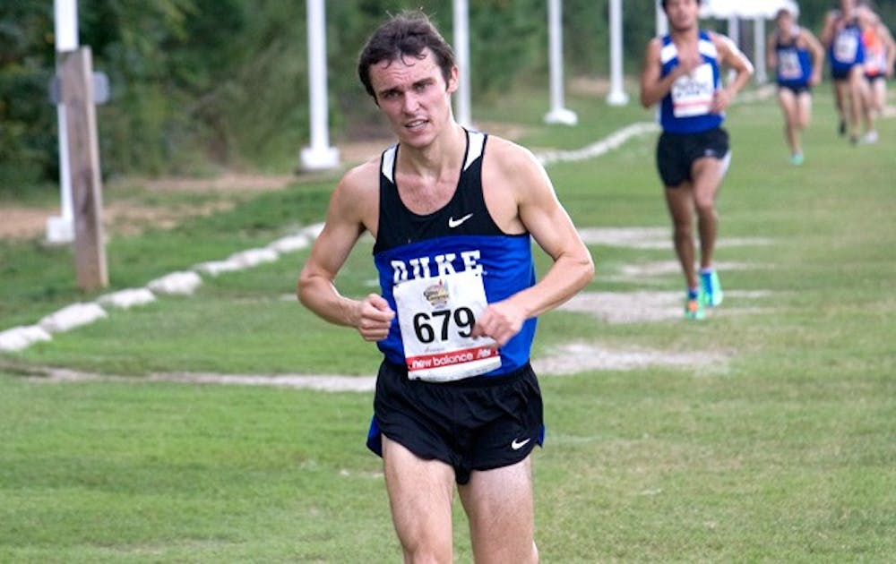 Shaun Thompson placed first out of 60 in the 6K race for the men at the Virginia Tech Invitational in Blacksburg, Va. on Friday.