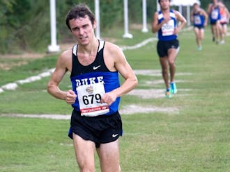 Shaun Thompson placed first out of 60 in the 6K race for the men at the Virginia Tech Invitational in Blacksburg, Va. on Friday.