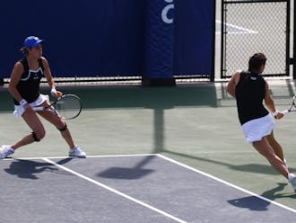 Duke dominated in doubles play throughout the regular season, but dropped the doubles point in each of its two final regular-season matches, both of which were losses.