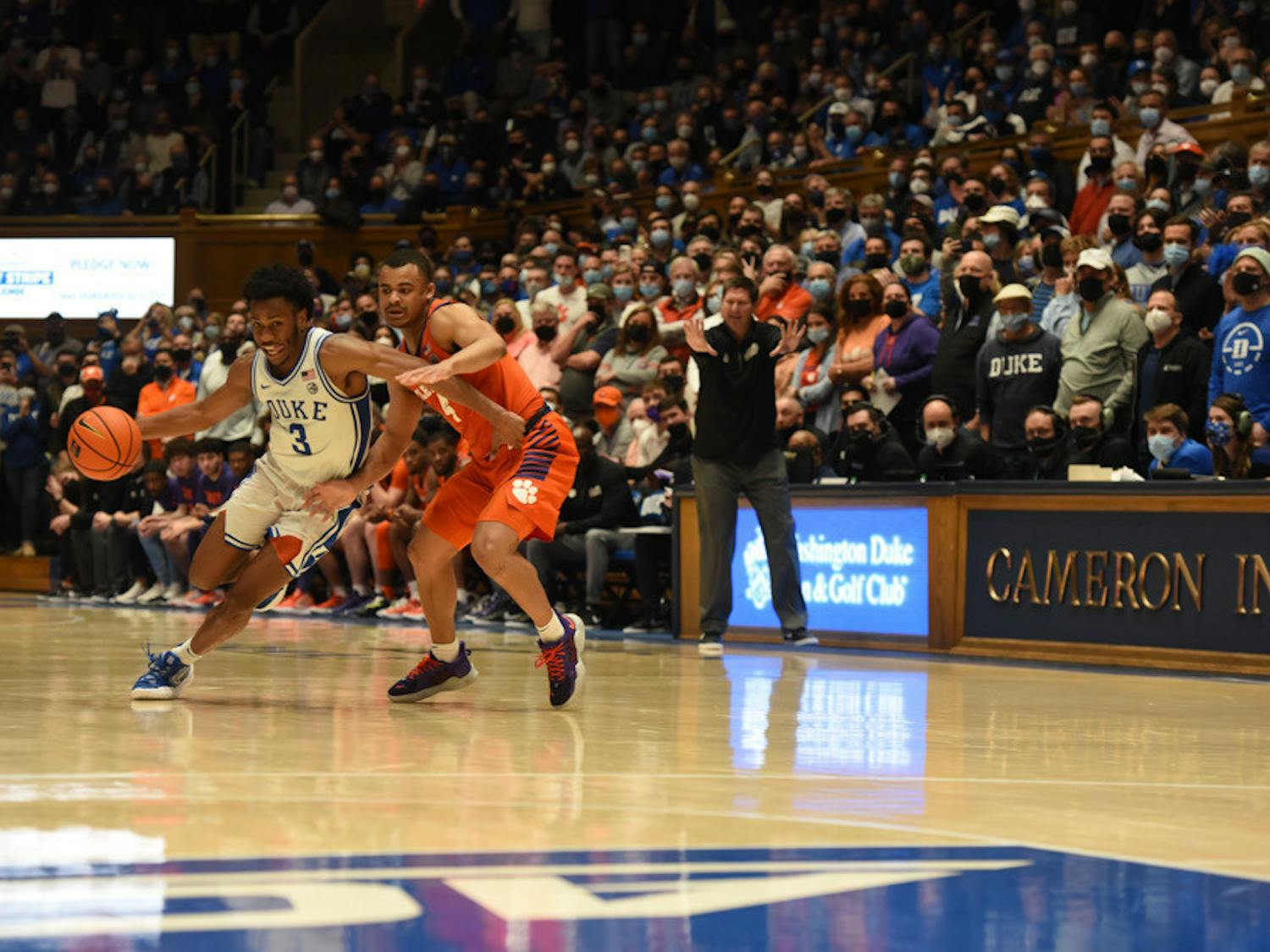 Sophomore guard Jeremy Roach gave Duke a huge spark off the bench in the first half. 
