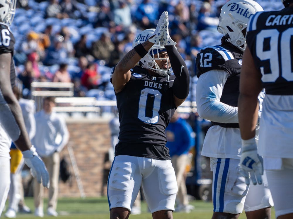 Junior cornerback Chandler Rivers came up big for the Blue Devils with a pick six in the first half against Florida State.