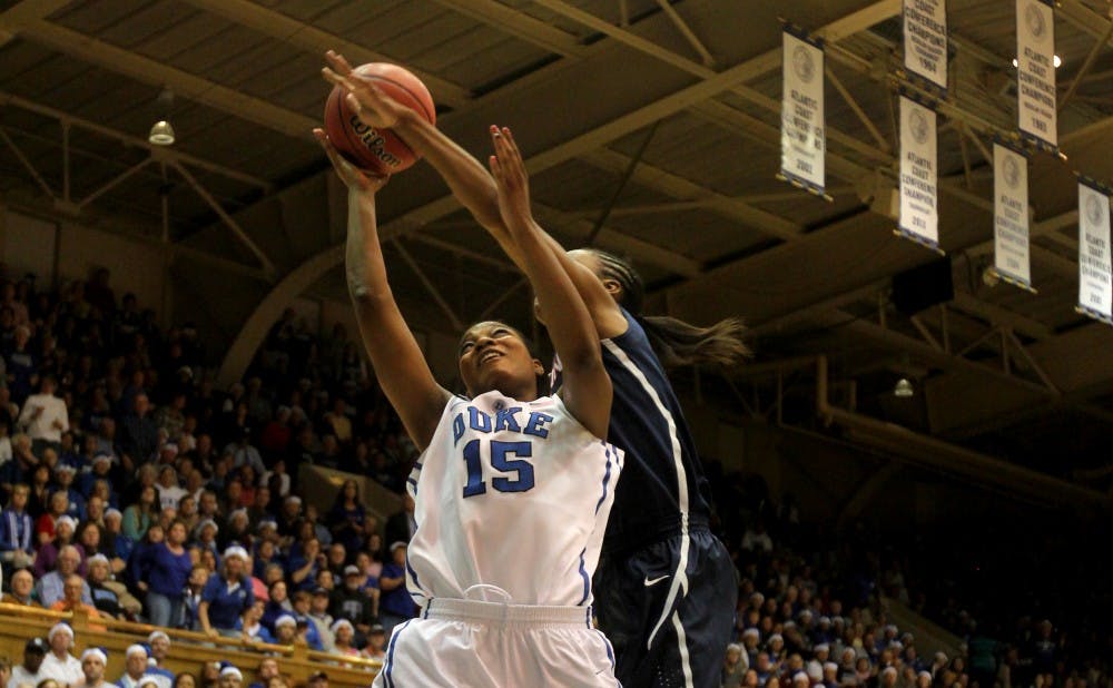 Connecticut controlled the paint and seized momentum away from Duke in an 83-61 win at Cameron Indoor Stadium.