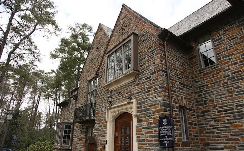 Duke Admissions accepted 815 students in the early decision process, and because of an exceptionally high regular decision yield, the Class of 2019 might be the largest ever. | Chronicle File Photo