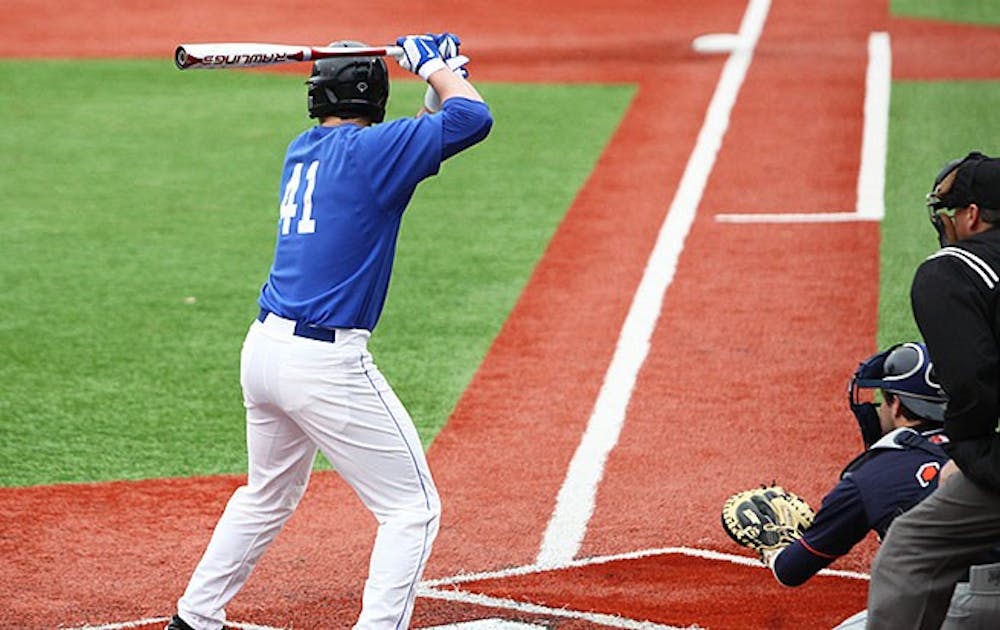 Duke third baseman Jordan Betts has led Duke’s offense, hitting a walk-off home run against Bucknell this weekend.