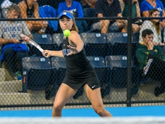 Duke's Chloe Beck competed in the main draw at the ITA All-American Championships.