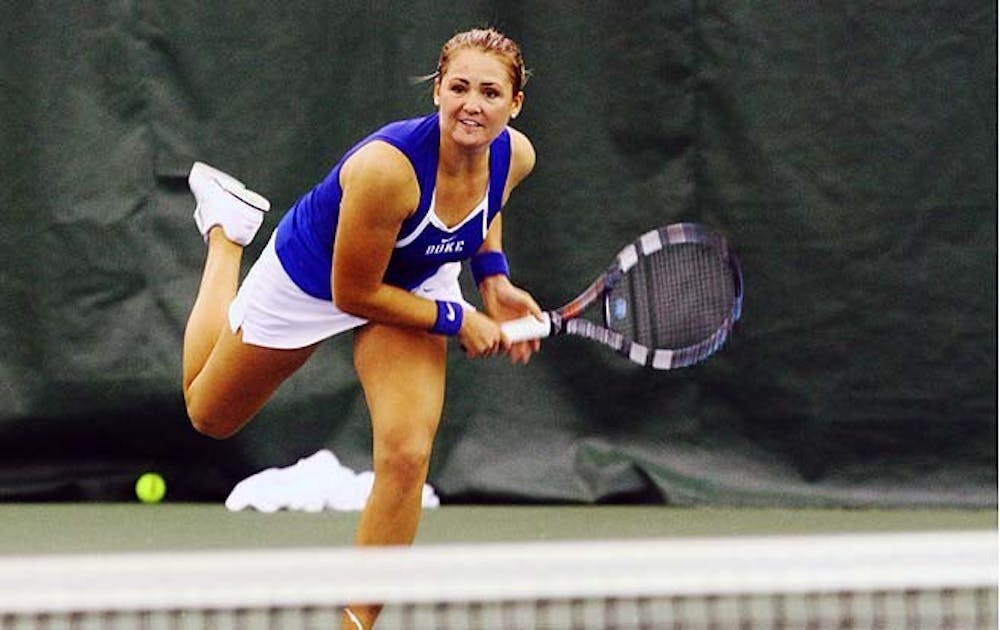 Marianne Jodoin and Annie Mulholland will compete for Duke at the USTA Collegiate Invitational beginning Friday.