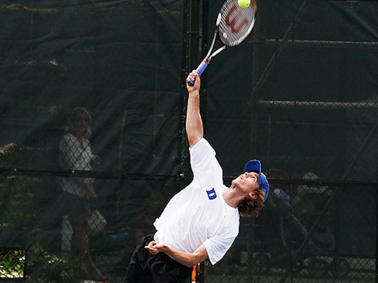 Junior Reid Carleton, one-half of the best doubles team in the country, couldn’t stop Virginia Friday.