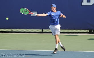 &nbsp;Spencer Furman clinched the Blue Devils' upset victory Friday.