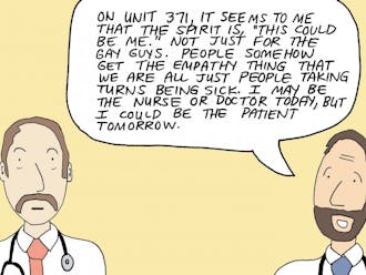 MK Czerwiec, whose graphic novel "Taking Turns" (pictured) draws from her experience as a nurse at an AIDS unit, is one of the members of Saturday's panel.