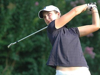 Freshman Lindy Duncan’s outstanding three rounds of play gave her a score of 3-under par, good enough to earn her first collegiate win.