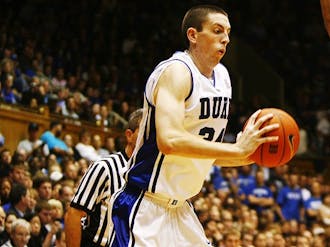 Freshman Ryan Kelly, a Raleigh native, is one of several Blue Devil big men with the ability to shoot and score from the perimeter.