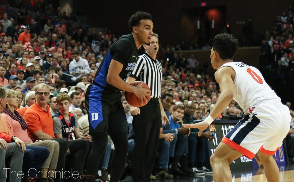 For the first time this season, Duke will be wearing something other than black for an ACC road matchup.