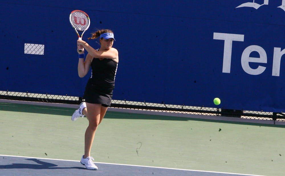 Last spring, Duke struggled to field six healthy players, but this year the Blue Devils feature a deep roster with three ranked singles players, including No. 45 Ester Goldfeld who has recovered from a wrist injury suffered last April.