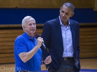 Grant Hill (right), Duke's first Hall of Fame basketball player, discusses what he's learned from his latest project.