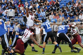 Duke broke through after a slow start to down the Hokies for its seventh win of the season.