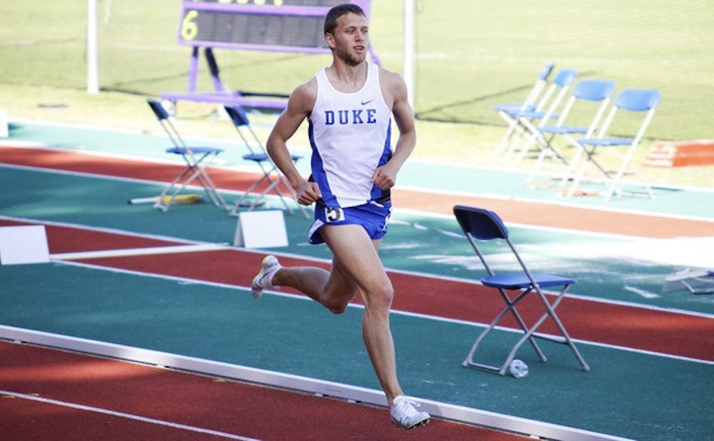Senior Nate McClafferty will be Duke's lone male representative to hit the track this weekend at the NCAA qualifying meet in Jacksonville, Fla.