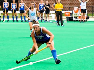 Alexa Mackintire set up Duke's only goal in its win against then-No. 4 Maryland last week.&nbsp;