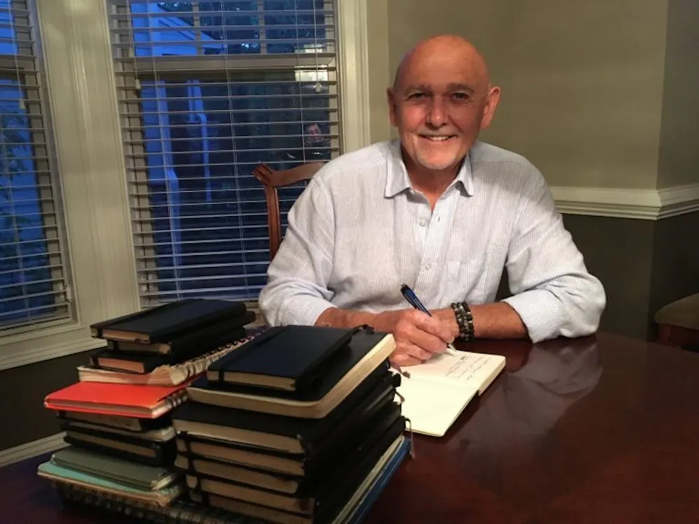 Writing clinician and integrative health coach John Evans hosted one of the Health Humanities Lab’s first online expressive writing seminars