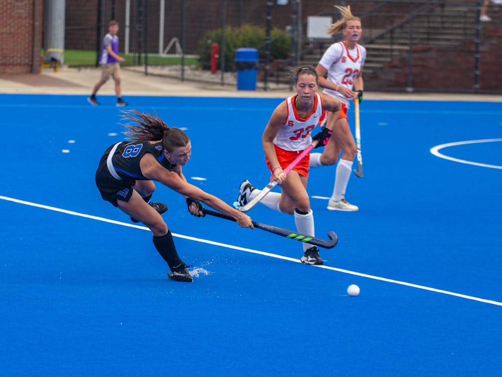 Charlie van Oirschot made the third stroke-off goal for Duke, securing the Blue Devil victory.