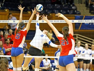 An upstart American squad upset Duke in straight sets at Cameron Indoor Stadium to knock Duke out of the NCAA tournament.