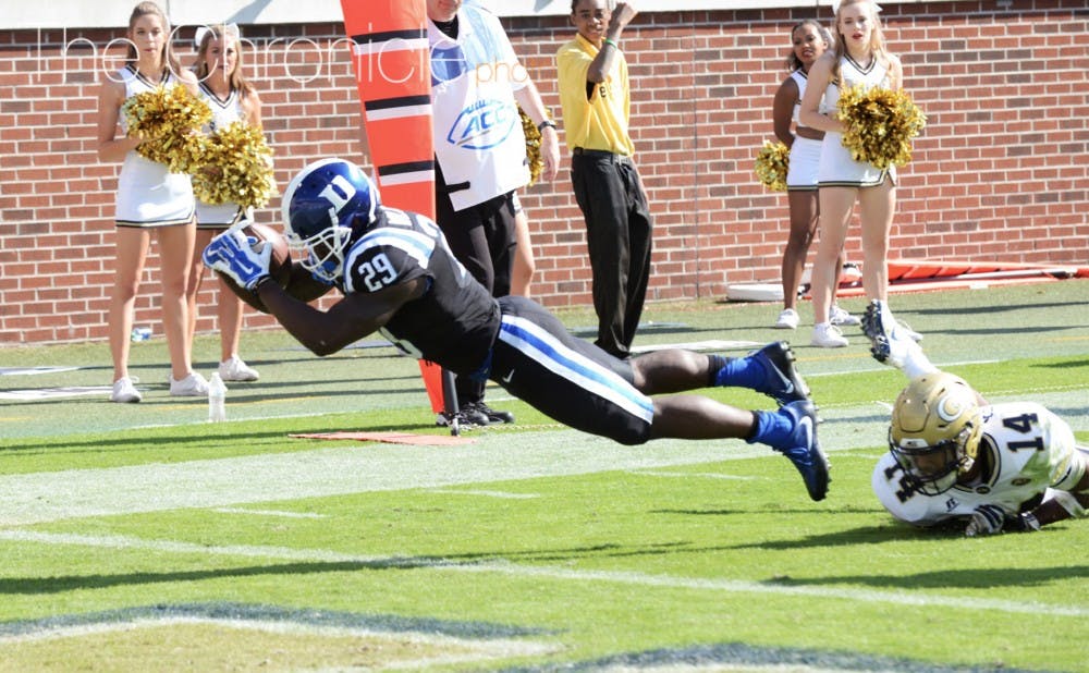 Shaun Wilson rushed for a season-high 109 yards last week at Georgia Tech, and the Blue Devils will be looking for more of the same Saturday.